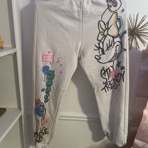 Disney Minnie Mouse Cream Joggers